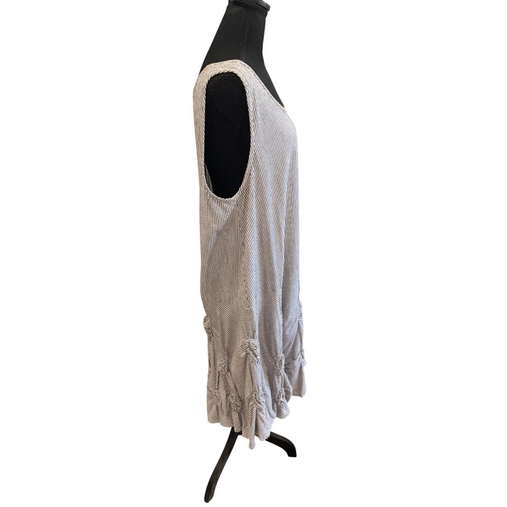 Chic Gray Ruffle Mini Dress - Picture 5 of 9